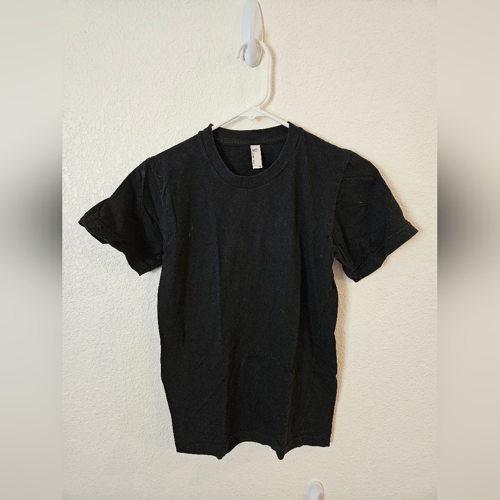 American Apparel black xs t-shirt